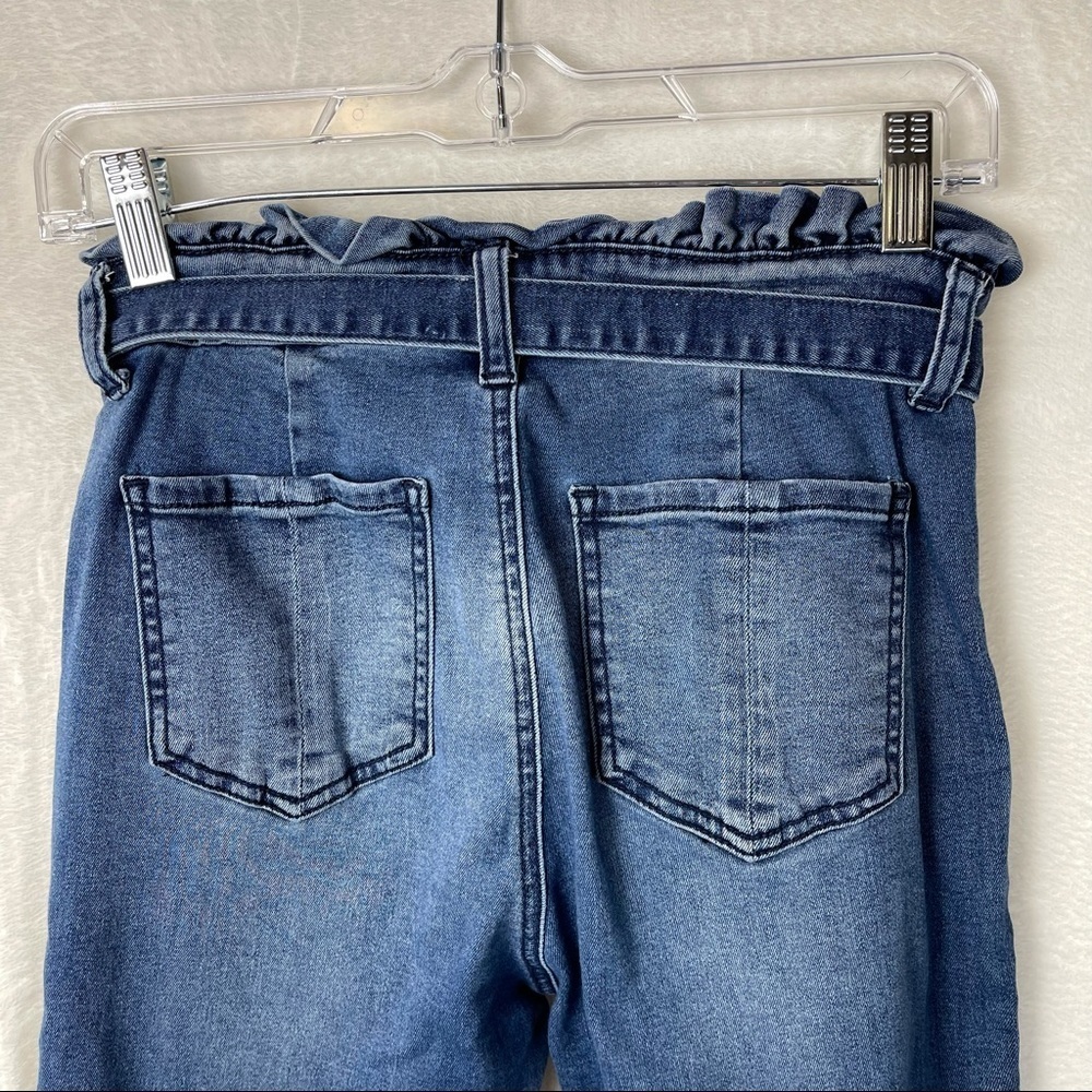 Ashley Mason Paper Bag Front Tie Jeans 7 - Picture 9 of 9